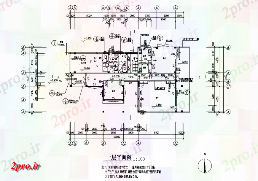 دانلود نقشه مسکونی  ، ویلایی ، آپارتمان  مسکن برنامه ریزی کار  طرحی جزئیات (کد140547)