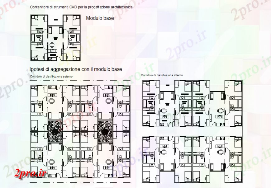 دانلود نقشه ساختمان دولتی ، سازمانی معمار خوابگاه مدرسه طرحی برنامه ریزی 17 در 18 متر (کد140565)