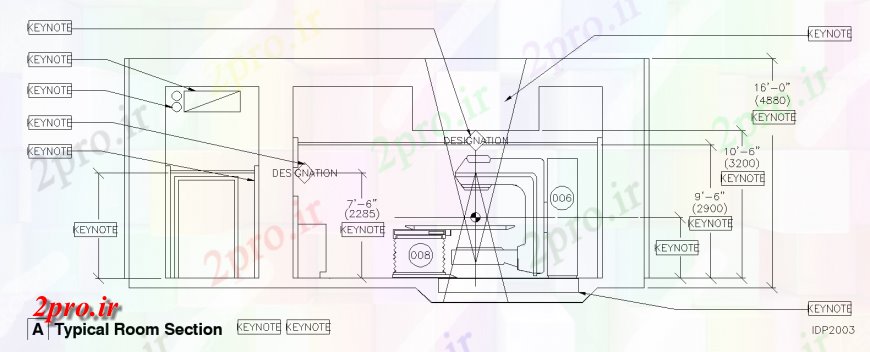 دانلود نقشه بیمارستان -  درمانگاه -  کلینیک سی تی اسکن بخش اتاق  اتوکد (کد140863)