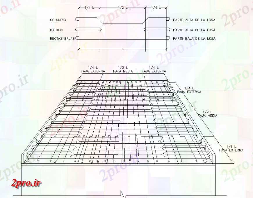 دانلود نقشه طراحی جزئیات تقویت کننده موج نو طراحی جزئیات آرماتور  اتوکد (کد140968)