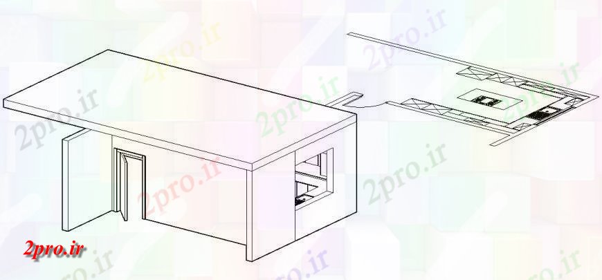 دانلود نقشه مسکونی  ، ویلایی ، آپارتمان  بلوک های آشپزخانه جزئیات  طرحی ساختار  (کد140974)