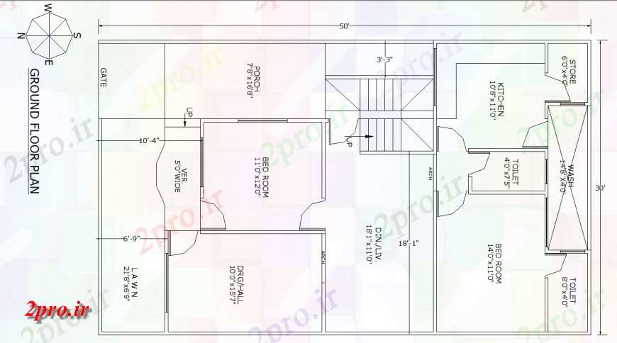 دانلود نقشه مسکونی  ، ویلایی ، آپارتمان  طراحی جزئیات طرحی ویلا  (کد141207)