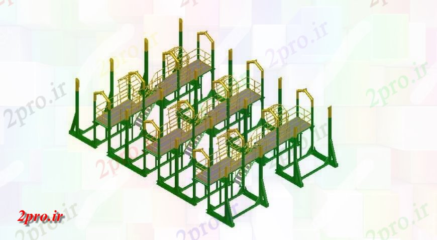 دانلود نقشه جزئیات ساخت پل خالص جزئیات مبتنی بر پوشش، نوع پل جزئیات تریدی (کد141311)