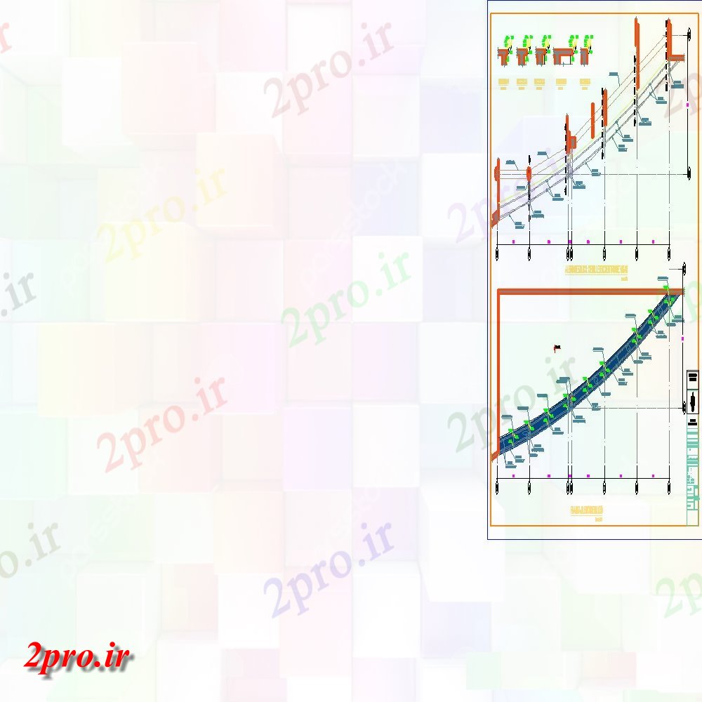 دانلود نقشه جزئیات ساخت و ساز فلزی ساخت و ساز قطع برنامه   ساختاری طرحی  (کد141324)