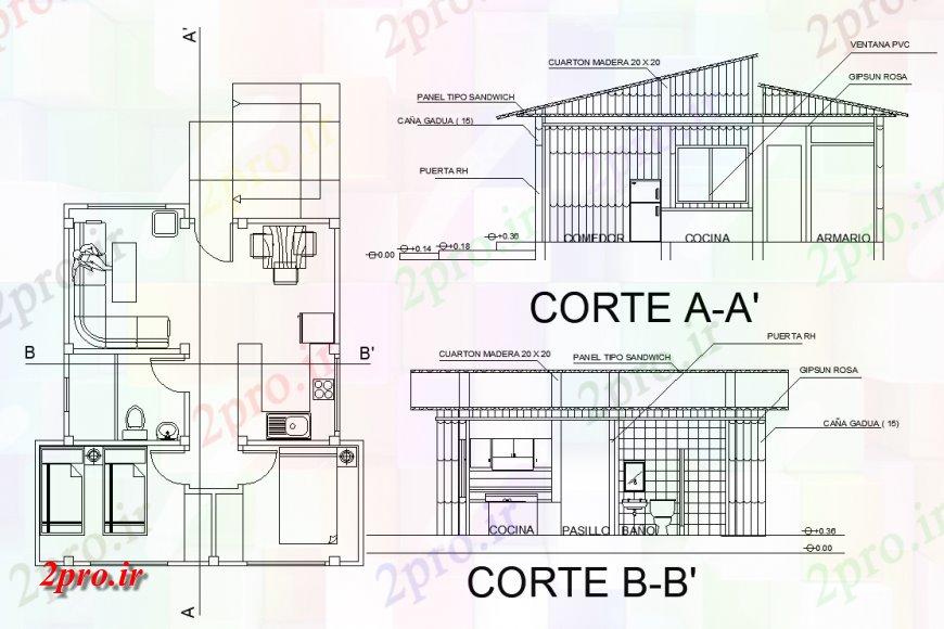 دانلود نقشه مسکونی  ، ویلایی ، آپارتمان  طراحی جزئیات طبقه خانه تنها در  اتوکد (کد141405)