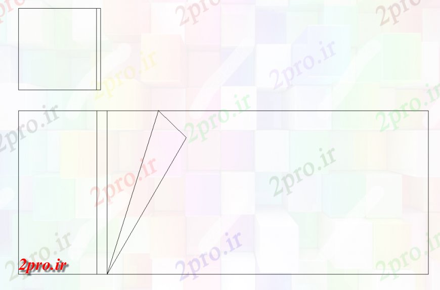 دانلود نقشه بلوک مبلمان تنها طرحی تخت طراحی  (کد141425)