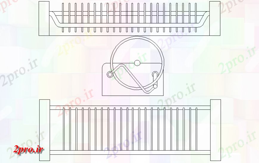 دانلود نقشه بلوک ، آرام ، نماد دوچرخه پارکینگ جزئیات (کد141453)