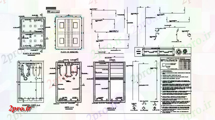 دانلود نقشه طراحی جزئیات ساختار ساخت و ساز بالای صفحه  و واحد نصب و راه اندازی طرحی جزئیات (کد141591)