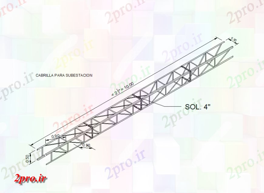 دانلود نقشه طراحی جزئیات ساختار کابینه برای پستهای ساختار  (کد141594)