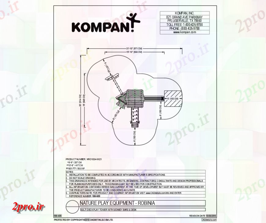 دانلود نقشه باغ پویا طبیعت تجهیزات بازی  طراحی (کد142179)