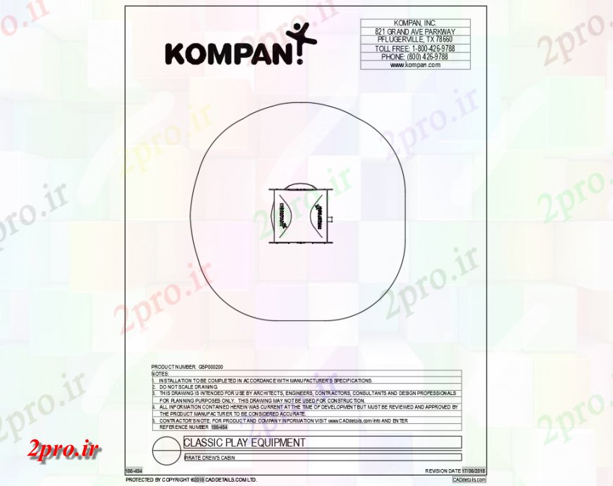 دانلود نقشه باغ کلاسیک جزئیات تجهیزات بازی بچه از باغ  (کد142227)