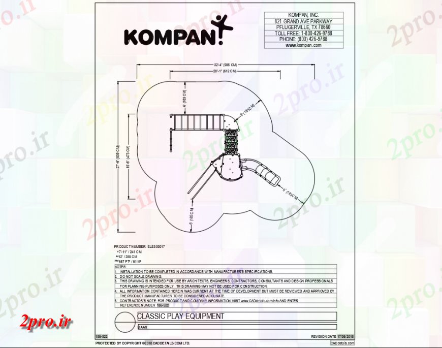 دانلود نقشه باغ مار پله تجهیزات بازی اسلاید پلیک باغ  (کد142390)