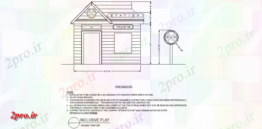 دانلود نقشه بلوک ، آرام ، نماد نما جزئیات ساختار اسپاگتی و طرحی  چیدمان (کد142465)