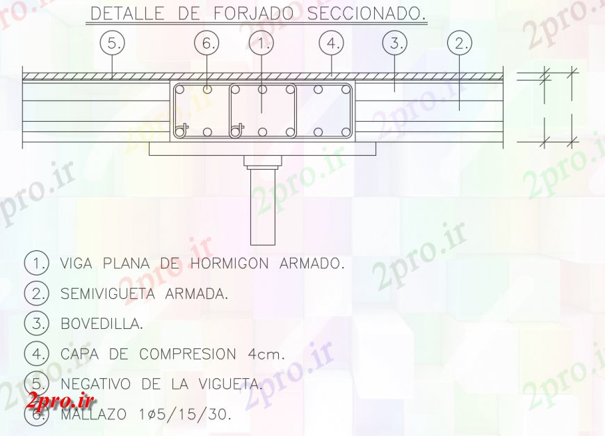 دانلود نقشه جزئیات پله و راه پله  جزئیات تعدادی از نما بتن مسلح با  جزئیات (کد142502)