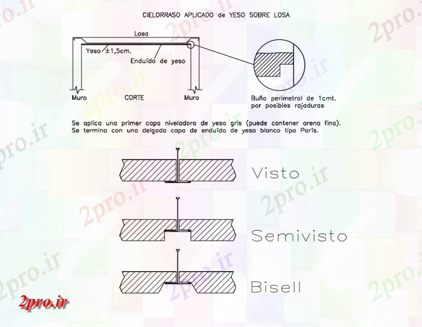 دانلود نقشه طراحی جزئیات ساختار ساختار سقف جزئیات نور (کد142667)