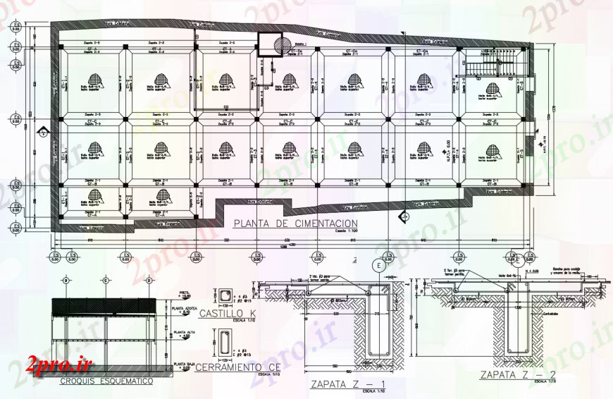 دانلود نقشه طراحی جزئیات تقویت کننده طراحی ساخت و ساز با طرحی پایه و اساس و  جزئیات آن (کد142851)