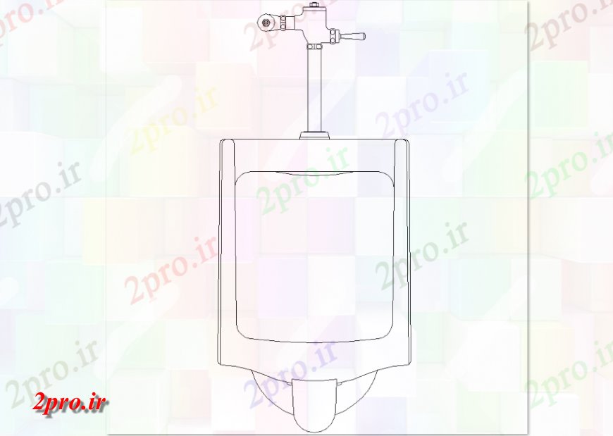 دانلود نقشه حمام مستر حمام نظر طراحی ادرار با   نما آن (کد143469)