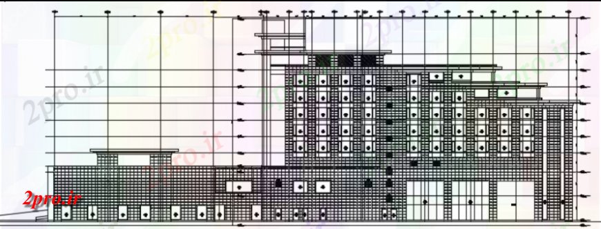 دانلود نقشه بلوک حیوانات طبقه تمدید مقابل لامپ (کد143484)