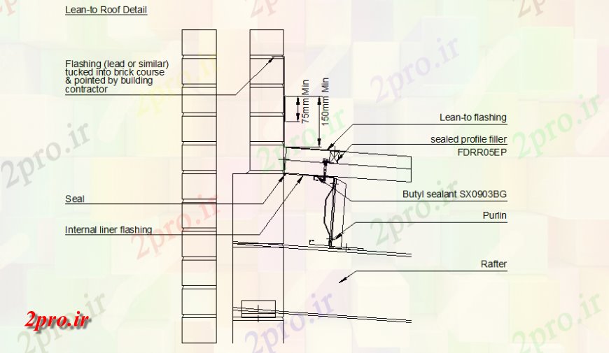دانلود نقشه طراحی جزئیات ساختار تکیه به طرحی جزئیات سقف و نما  (کد143649)