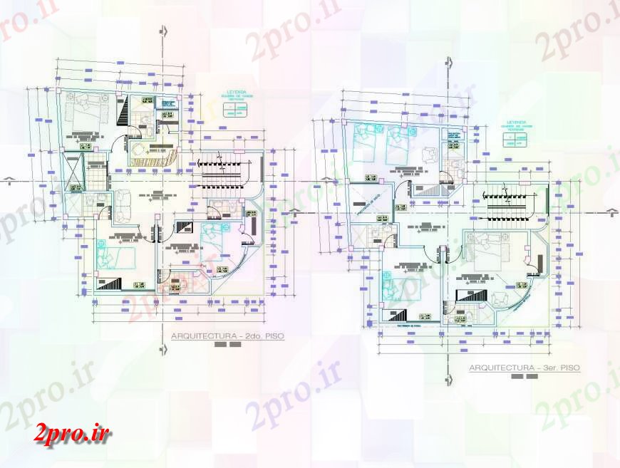 دانلود نقشه ساختمان اداری - تجاری - صنعتی معماری نما جزئیات ساختمان 11 در 11 متر (کد144221)