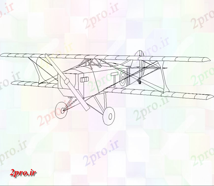 دانلود نقشه بلوک وسایل نقلیه هلیکوپتر طرحی جزئیات (کد144295)