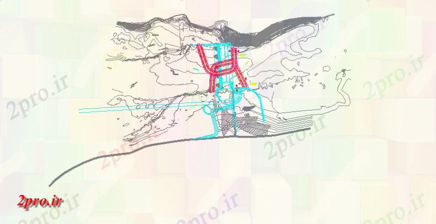 دانلود نقشه بلوک ، آرام ، نماد جزئیات  نقشه طراحی (کد144330)