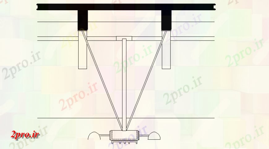 دانلود نقشه حمام مستر دوش سیستم جزئیات  نما  (کد144623)