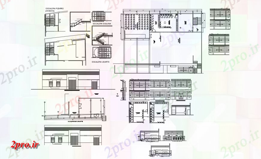 دانلود نقشه جزئیات میلگرد گذاریمنطقه  جزئیات ساخت و ساز های متعدد در طراحی (کد144648)