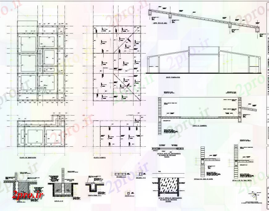 دانلود نقشه طراحی جزئیات ساختار پروژه سازه  طراحی کلبه (کد145080)