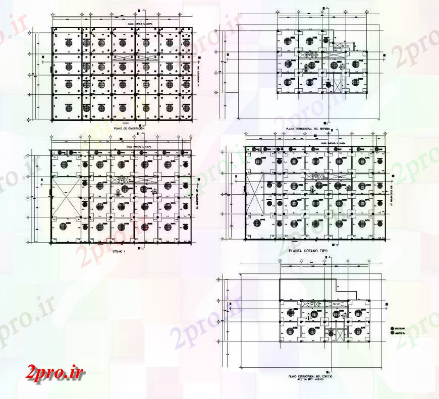 دانلود نقشه جزئیات پله و راه پله  بخش ساخت و ساز با دال مشبک  (کد145129)