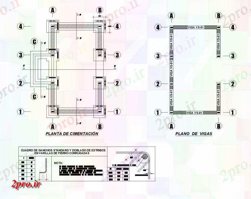 دانلود نقشه جزئیات پله و راه پله  ریو طرحی scopic (کد145184)