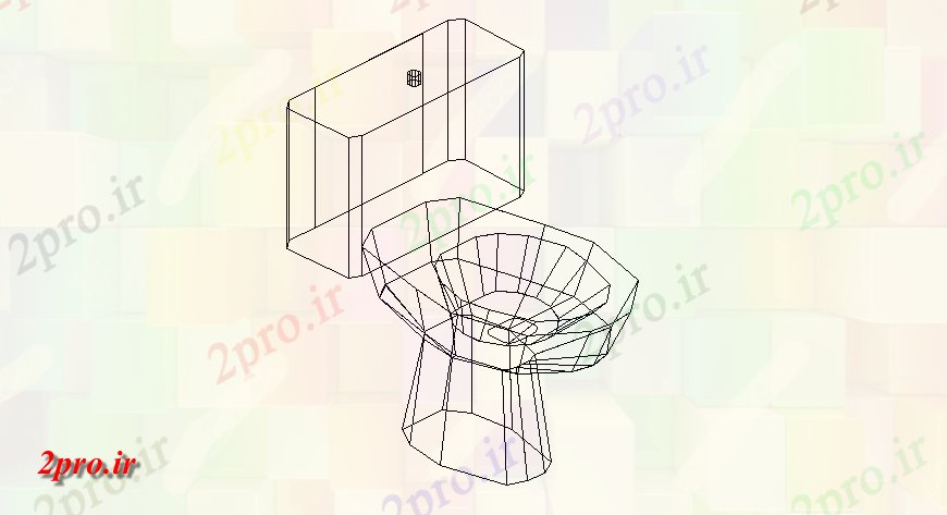 دانلود نقشه حمام مستر  مدرن جزئیات طراح توالت  نما اتوکد (کد145553)