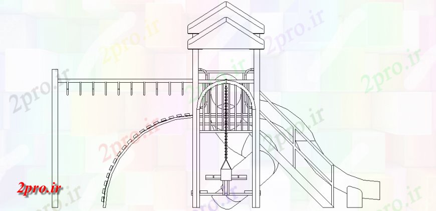 دانلود نقشه ورزشگاه ، سالن ورزش ، باشگاه ورزش و تجهیزات جیم نما با دید نوسان (کد145583)