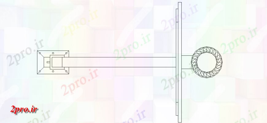 دانلود نقشه ورزشگاه ، سالن ورزش ، باشگاه طراحی مرکز ورزش از طرحی با مساحت بسکتبال (کد145662)