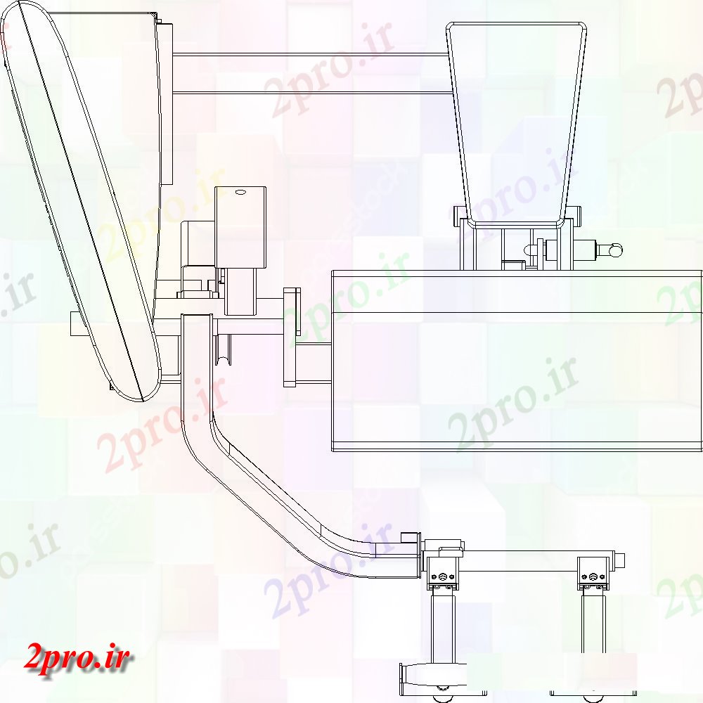 دانلود نقشه ورزشگاه ، سالن ورزش ، باشگاه تجهیزات جیم نظر طراحی (کد145668)