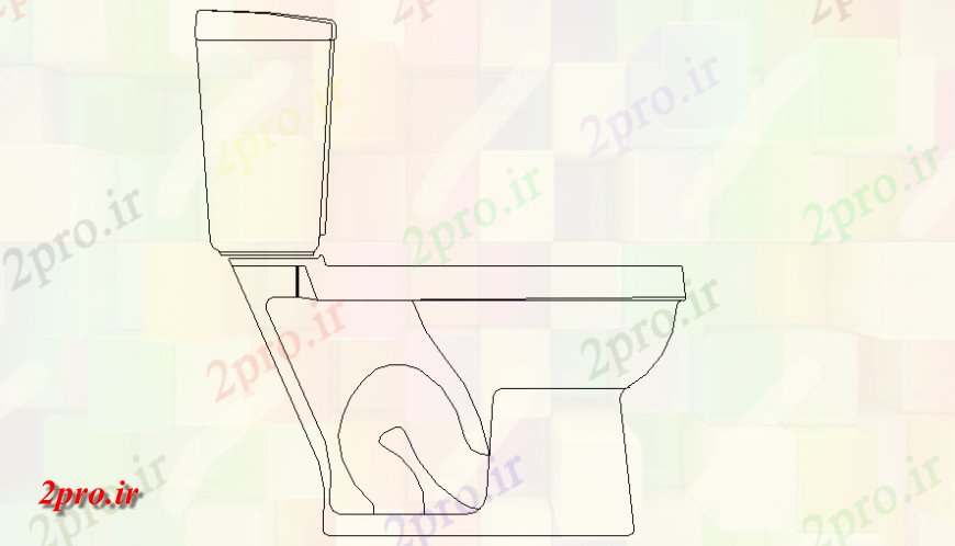 دانلود نقشه حمام مستر نما و طرحی  توالت  طرحی جزئیات (کد145696)