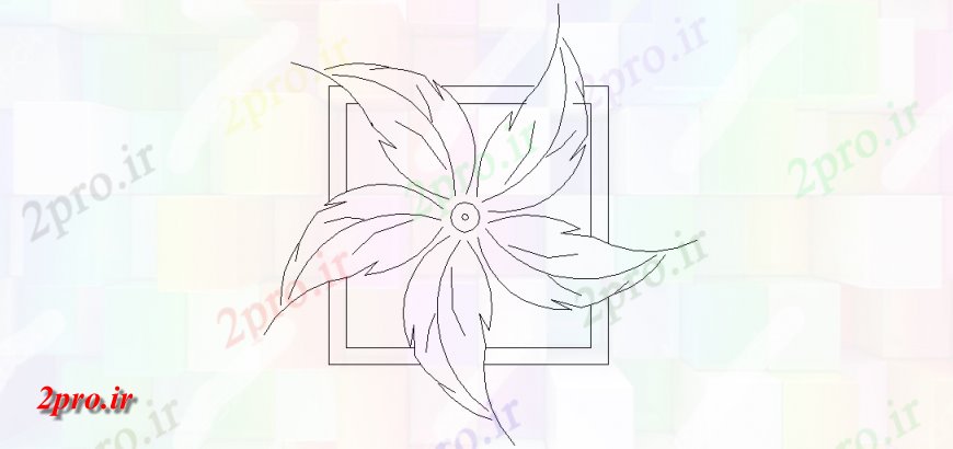 دانلود نقشه بلوک ، آرام ، نماد طرحی شکل مستطیل گلدان گل نظر طراحی (کد145768)