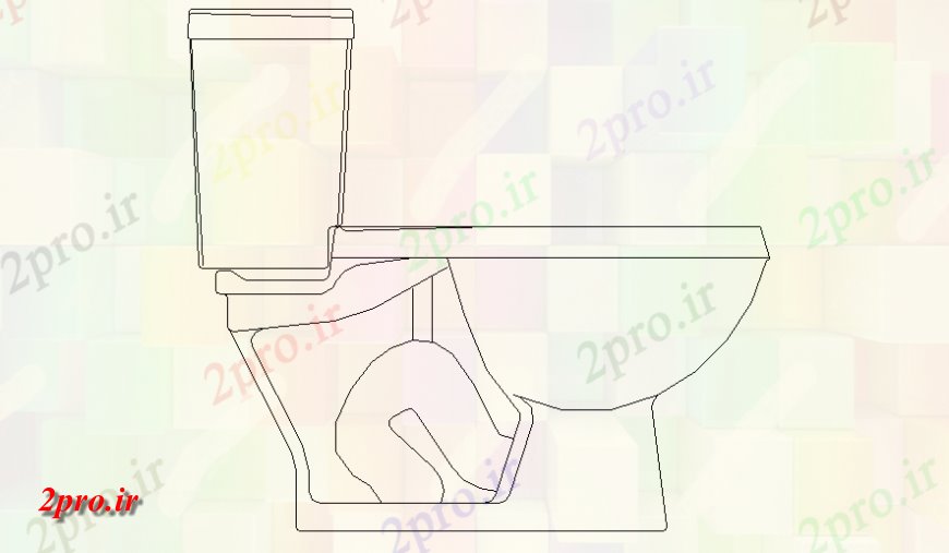 دانلود نقشه حمام مستر جزئیات  نما توالت مدرن و طرح (کد145813)