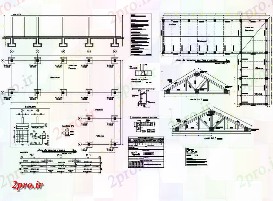 دانلود نقشه طراحی جزئیات ساختار پایه و اساس ساختاری  (کد146038)