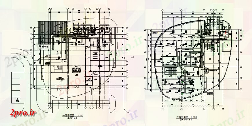 دانلود نقشه ساختمان اداری - تجاری - صنعتی جزئیات ساختمان اداری طرحی اتوکد 8 در 29 متر (کد146063)
