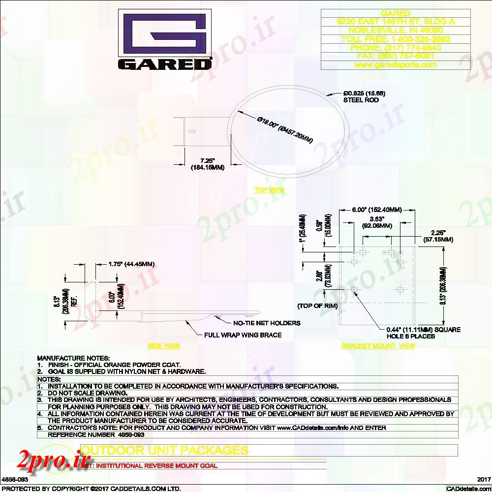 دانلود نقشه ورزشگاه ، سالن ورزش ، باشگاه نهادی معکوس سوار طرحی هدف و سمت  (کد146136)