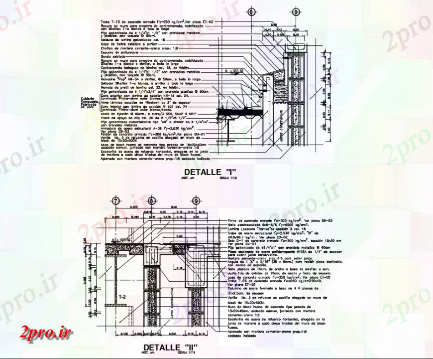 دانلود نقشه مسکونی  ، ویلایی ، آپارتمان  خانه نما سازی مقطعی جزئیات (کد146229)