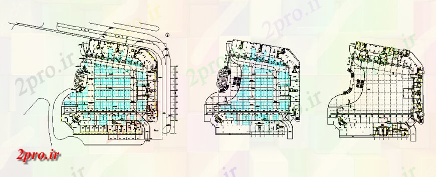 دانلود نقشه جزئیات طراحی تسویه خانهزهکشی جزئیات طرحی الگوی  نما  (کد146403)