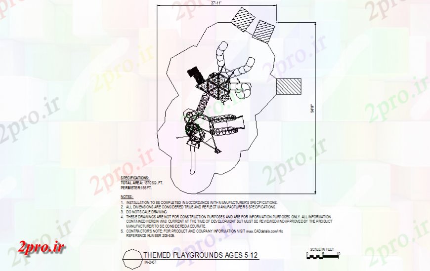 دانلود نقشه ورزشگاه ، سالن ورزش ، باشگاه IN-2457 طراحی سیستم مدل بازی با مضمون زمین بازی  (کد146762)