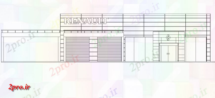 دانلود نقشه مسکونی  ، ویلایی ، آپارتمان  اتاق تراس طرحی جزئیات  نما  (کد146849)