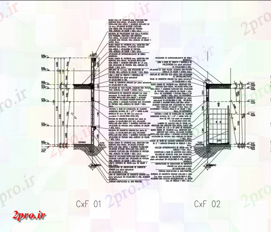 دانلود نقشه مسکونی  ، ویلایی ، آپارتمان  چند آپارتمان   دان مسکن ساخت و ساز جزئیات سازنده مقطعی  (کد146891)