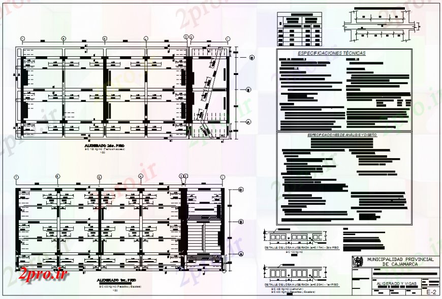 دانلود نقشه جزئیات ستون ستون و نما جزئیات ساختار پرتو و بخش  (کد147559)