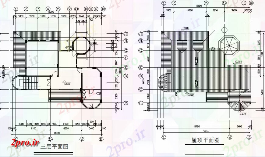 دانلود نقشه مسکونی ، ویلایی ، آپارتمان تراس ویلا طراحی 14 در 16 متر (کد147808)