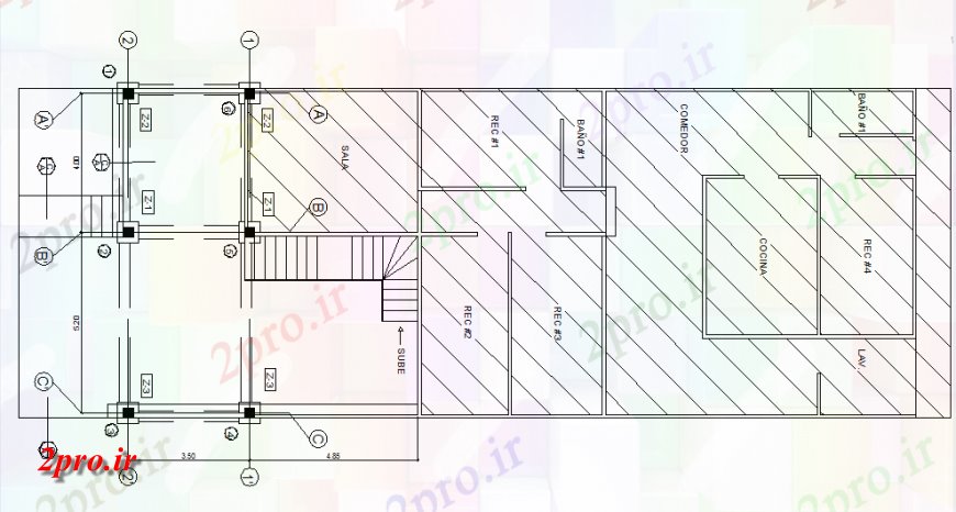 دانلود نقشه جزئیات ستون Remolding ستون طرحی  چیدمان (کد147897)