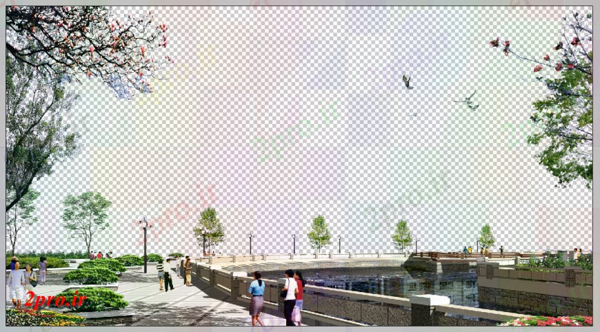 دانلود نقشه جزئیات پروژه های معماری عمومی رودخانه و راه پا نما جزئیاتتریدی  فروشگاه عکس (کد147951)